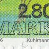 868[B,46+]: Cyan farveprik ved signaturen [K]ühlmann til højre i nedre margin. 
Nummer 46 i B og C-arket i en del af udgivelsen.