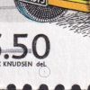 1322[#B]: Lille cyan farvestreg under signaturen FRITZ KNUDSEN de[l]. til venstre i nedre margin.
Ukendt arkplacering.