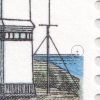 1125[a,2g]: Sort plet over vandet til højre.
Nummer 2 i sammentrykket i en del af udgivelsen.
I samme ark optræder: 1125[a,1h]: Variant.