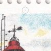 1124[a,5]: Cyan farveprik i øvre margin over tårnet.
Nummer 5 i sammentrykket i en del af udgivelsen.