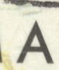 Afa 1223: Hvid skygge af hvert enkelt bogstav i GRÅGÅS, DANMARK og 5.25. 