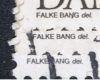 Afa 1079. Dubleret tekst, Falke Berg i fremtrdende.