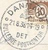 DIV(DRP): HELSINGØR - DET RULLENDE POSTKONTOR 1938