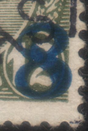 Nr. 119 provisorie Chr. X. 8/12 øre type II